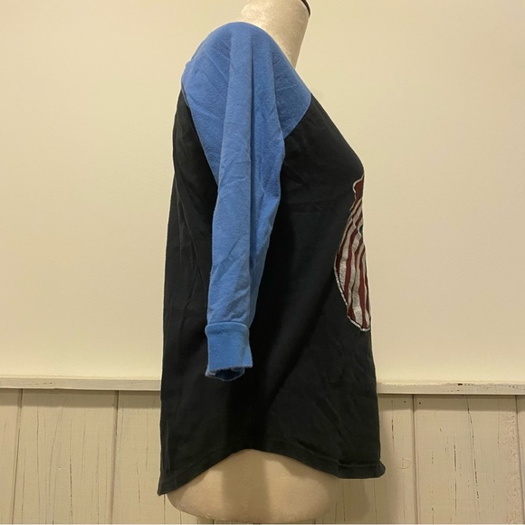 Rolling Stones North America Tour Lucky Brand Small Mouth American Flag Logo Tee - Picture 7 of 12